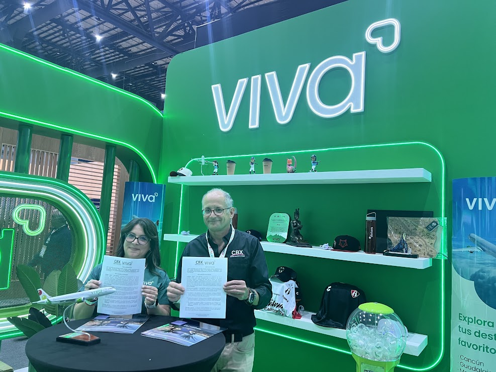 VIVA IMPULSA EL TURISMO ENTRE MÉXICO Y ESTADOS UNIDOS: FIRMÓ ALIANZA CON EL CBX DURANTE EL TIANGUIS TURÍSTICO 2025