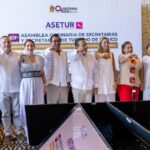 JOSEFINA RODRÍGUEZ ZAMORA TOMÓ PROTESTA A LA NUEVA MESA DIRECTIVA DE ASETUR PERIODO 2026-2027 ENCABEZADA POR ROBERTO MONROY GARCÍA